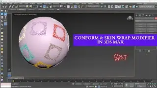 Conform & Skin wrap Modifier | 3DS MAX Tutorial Tamil | SMT