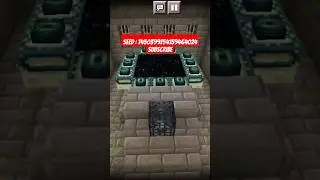 1.20 fully lit end portal for Minecraft Bedrock/PE 