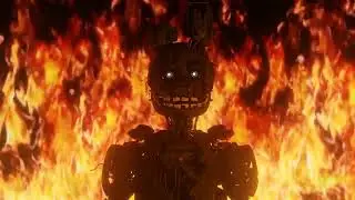 FNAF - Springtrap burning in hell
