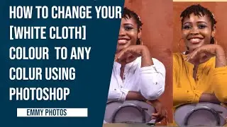 HOW TO CHANGE YOUR [WHITE CLOTH] Colour  TO any Colur Using Photoshop