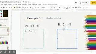 Adding and Subtracting Integers - Google Slides