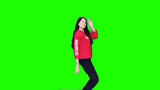 Beautiful Baby Girl Dancing Green Screen Effects Free Green Screen Chroma Key Video Stock Footage