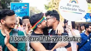 Gay Couple Kisses In Front Of Everyone At Mumbai Pride | Rydell & Tejas