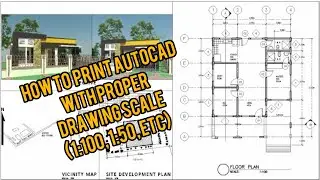 AutoCAD tutorial: How to print a drawing with proper drawing scale