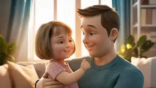 Un hombre soltero adoptó a una niña con síndrome de Down y ella floreció como una bella flor.