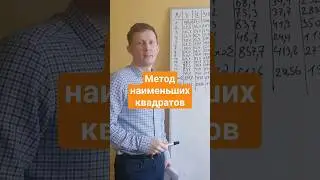 Метод наименьших квадратов Построение уравнения парной регрессии 