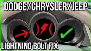 red lighting bolt fix ( dodge / jeep / Chrysler ) RELEARN PROCESS