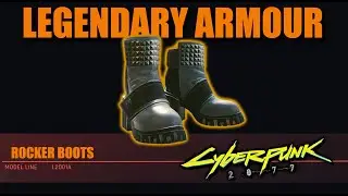 Cyberpunk 2077 - ROCKER BOOTS - LEGENDARY ARMOUR