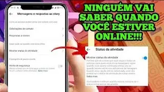 COMO TIRAR O ONLINE DO INSTAGRAM