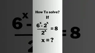 A Nice Exponents Olympiad Problem • X=?¿ 