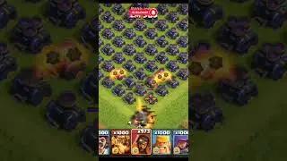 Super Wizard Vs Max Mortars😱// #shorts #clashofclans