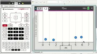 TI nSpire Scatter Plot Part 1
