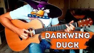 Darkwing Duck fingerstyle | Черный Плащ на гитаре