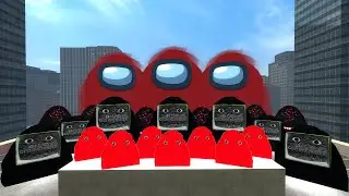 GIANT SUS ANGRY MUNCI SQUAD is After Me in GMod - Can I Escape the Madness?