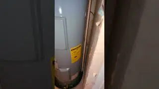 What is the water heater tpr air gap for? #homeinspection #plumbing #waterheater