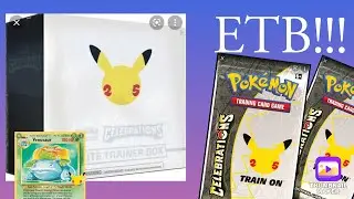 Pokemon celebrations elite trainer box opening!!!