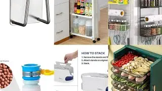 Amazon Must Buy Kitchen Items/homeUtilities/Kitchen Organisers/Spacesaving Items/Pantry/Decor items