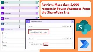 How to retrieve more than 5000 records using SharePoint API in Power Automate