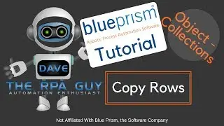 Blue Prism Actions | Copy Rows (Collections object)