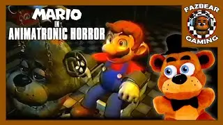 FAZBEAR GAMING! - Freddy Plays Mario In Animatronic Horror!