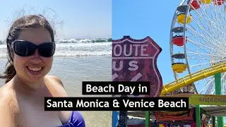 A Relaxing Beach Day in Santa Monica and Venice Beach
