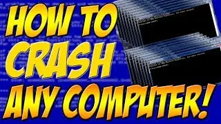 How To Crash A Computer! 💻 Make A Harmless Computer Virus! [Hindi/Urdu]