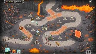 Kingdom Rush Walkthrough - Pit of Fire - Iron Challenge [Steam version][HD]