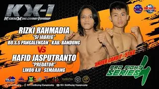RIZKI RAHMADIA VS HAFID JASPUTRANTO K1 RULES 57 KG KX 1 SERIES #4
