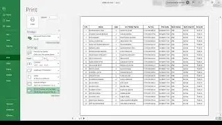 How to filter rows based on the value of a column and print in ms excel