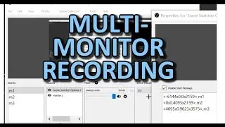 Screen recording on multiple monitors that follows the cursor! (OBS)