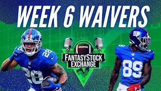 Week 6 Waiver Wire Pickups - 2021 Fantasy Football