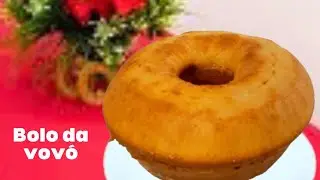 Bolo caseiro de vó super saboroso
