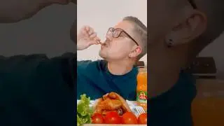 #мукбангроссия #простаяеда #жаренаякурица #куриныекрылышки #домашняяеда #вкуснаяеда #еданакамеру