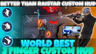 TOP 5 BEST CUSTOM HUD FREE FIRE 3 FINGER CLAW | BETTER THAN PC PLAYERS | THREE FINGER CUSTOM HUD