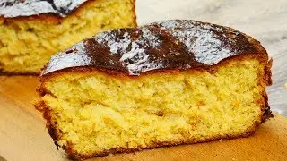 A real village KULICH, custard-like, moist, very soft!