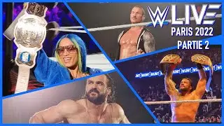 WWE LIVE PARIS 2022 - 1ER RANG RINGSIDE Partie 2