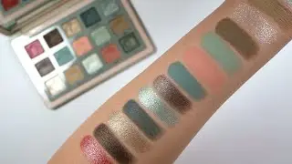 Natasha Denona Retro Glam Eyeshadow Palette Live Swatches