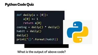 Python job interview question.
