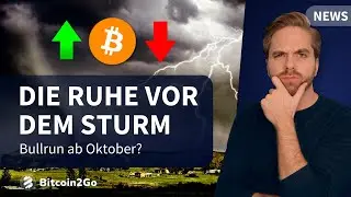 BITCOIN: Die Ruhe vor dem Sturm? - BTC ETF verschoben, September Prognose ungemütlich? | Krypto News