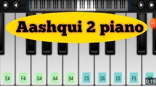 Aashiqui 2 theme Piano Tutorial on Mobile by Jarzee Entertainment 2022
