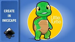 Vector Little Turtles. Made in Inkscape (Speed Art)