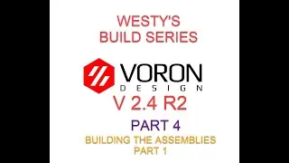 VORON 2.4 R2 MPX CBT BUILD SERIES - PART 4 ASSEMBLIES 1