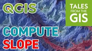 Create a SLOPE MAP with QGIS 3 using a digital terrain model