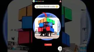 🤯 Giant Rubik's cube on google maps and google earth 🌎