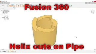 Ramps on the end of a Pipe in Fusion 360
