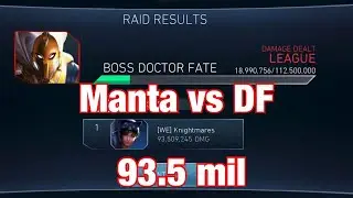 Manta crushes DF - 93 mil damage | Injustice 2 Mobile