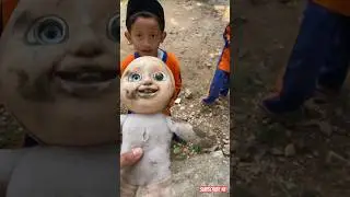 Boneka hantu dari rumah kosong #shorts #hantu #minivlog