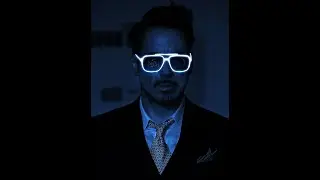 Iron Man x Tron - Neon style effect - Adobe Photoshop