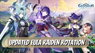 UPDATED - Eula Raiden Team EASY Rotation with Lisa and Diona 