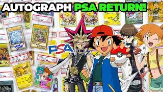 Pokemon & Yugioh Voice Actors Autograph PSA Graded Card Return!